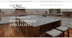 Desktop Screenshot of customtileco.com